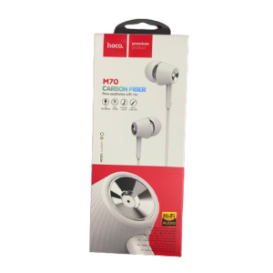 Hoco m70 Carbon Fiber Bass Earphone with Mic